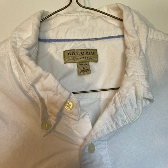 L Sonoma White Button Down - Picture 2 of 6